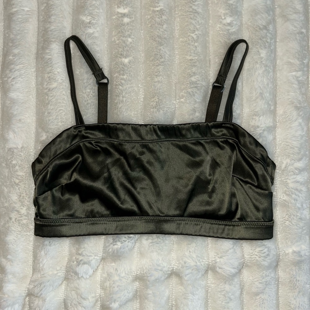 Satin silk bralette